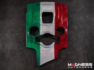 Alfa Romeo Giulia One Piece Complete Console Trim Kit - Carbon Fiber - Pre '20 - Italian Theme - Feroce Carbon